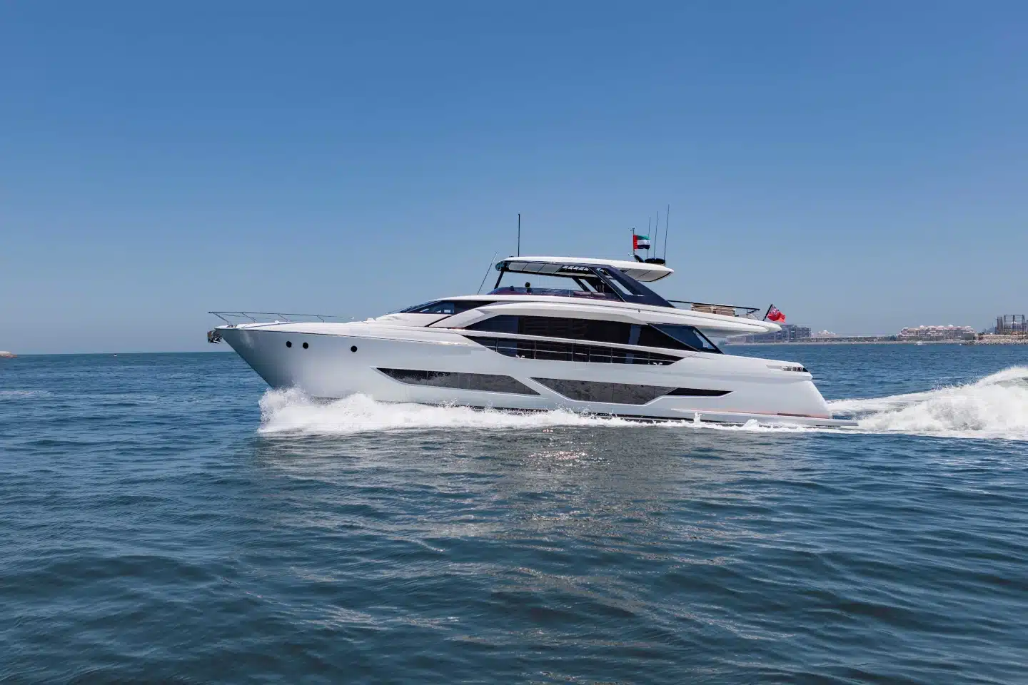 Ferretti 860 yacht in Dubai