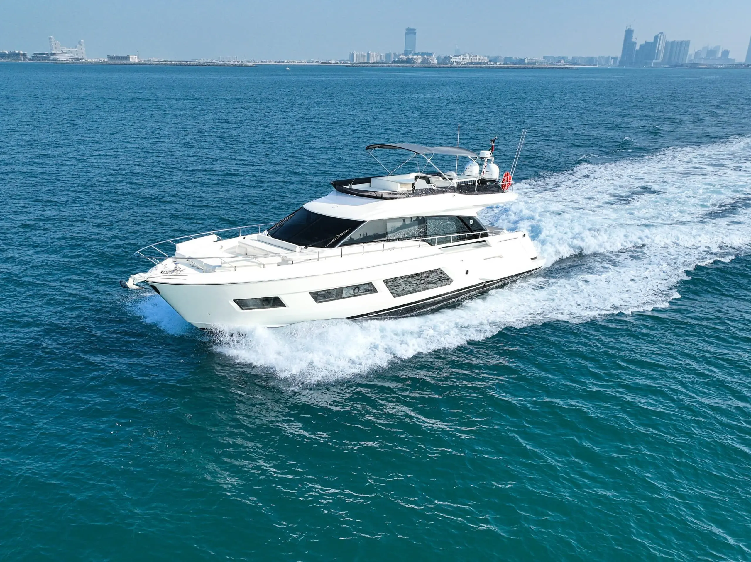Ferretti 670 yacht in Dubai